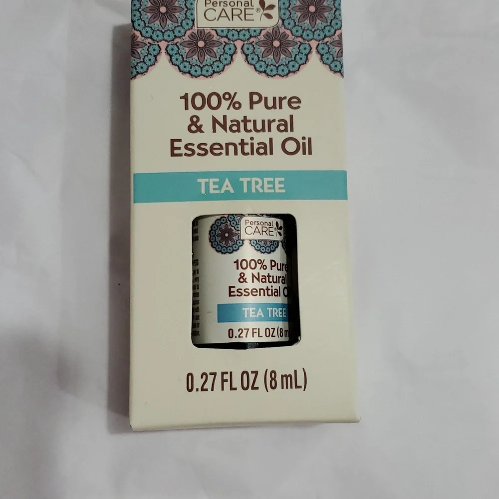100% pure and natural essetial tea tree oil blended with‎ sweet almond oil new